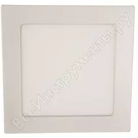 Квадратный светодиодный светильник ЭРА LED 2-12-6K Б0019838