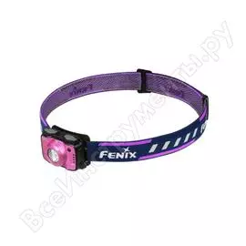 Светодиодный налобный фонарь fenix пурпурный, 400 лм hl12rp