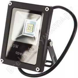Светодиодный прожектор apeyron smd, 220 в, 10 вт, ip65, слим, хб 05-18