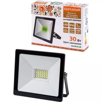 Светодиодный прожектор TDM ELECTRIC СДО-04-030Н-З Народный SQ0336-0226