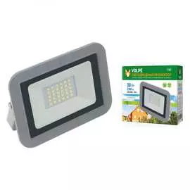 Светодиодный прожектор volpe ulf-q591 30w/dw ip65 220-240в silver. ul-00003589