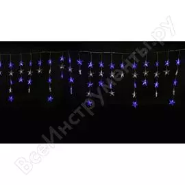 Фигурный светодиодный занавес Uniel ULD-E5505-196/DTK UL-00001410