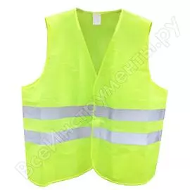 Светоотражающий жилет autovirazh плотная ткань, желтый av - 061615