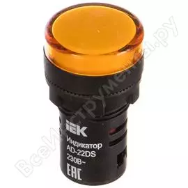 Светосигнальная кнопка IEK AD-22DS BLS10-ADDS-230-K05 43328