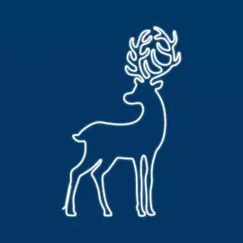 Световая фигура neon-night сказочный олень 180х110 см 501-315