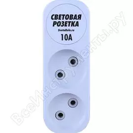 Световая розетка нтк электроника аналоговая 10а/ip20 фр-010 4627082401394