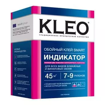 Сыпучий клей для бумажных и виниловых обоев KLEO 7-9 040 INDICATOR