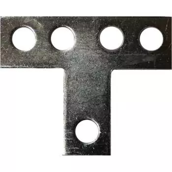 Т-образная пластина Lucky Guy 100x30x80x4 мм, оцинк. 400 01Т 10080 513 0р
