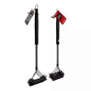 Т-образная щетка для чистки решеток 800 Degrees Triple Head Wide Brass Brush. 800DGR-TLS009