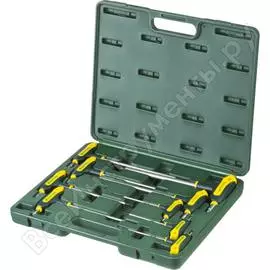 Т-образные имбусовые ключи torx hole 10-50, 9шт в боксе kraftool industrie 27455-h9