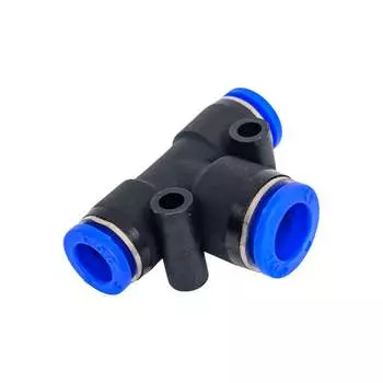 Т-образный пластиковый фитинг CDC Pneumatics PGT 0810N