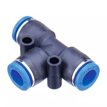 Т-образный пластиковый фитинг CDC Pneumatics PUT 08N