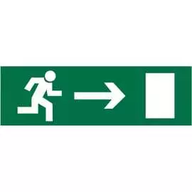 Табличка Контур Лайн Направление к эвакуационному выходу направо 12CF0403