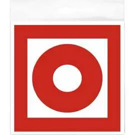 Табличка Контур Лайн 200x200 Тревожная кнопка 12FC0169