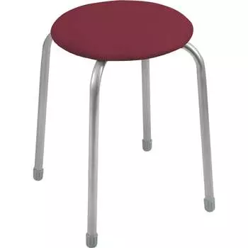 Табурет Nika классика 2 ТК02/ТК темно-красный