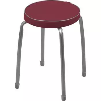 Табурет Nika Фабрик 2 ТФ02/ТК темно-красный