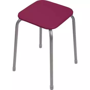 Табурет Nika эконом 3 ТЭ3/ТК темно-красный