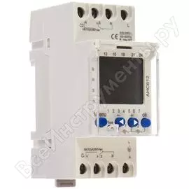 Двухканальный цифровой таймер на DIN-рейку duwi 25806 3