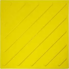 Тактильная плитка PALITRA TECHNOLOGY смена направления движения 50245-4-PVC-500x500x4-Y-10