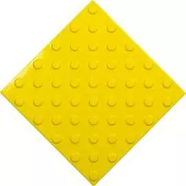 Тактильная плитка PALITRA TECHNOLOGY 50245-3-PVC-300x300x4-Y-VI