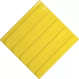 Тактильная плитка PALITRA TECHNOLOGY 50245-1-PVC-300x300x4-Y-VI