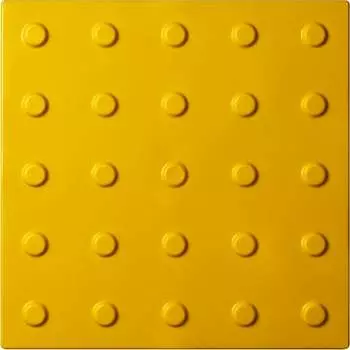 Тактильная плитка PALITRA TECHNOLOGY 50245-2-PVC-300x300x4-Y-VI