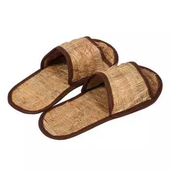 Тапочки из лыка банные штучки 26х22х2 см 33261