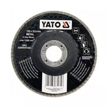 Тарельчатый круг лепестковый YATO YT-83276