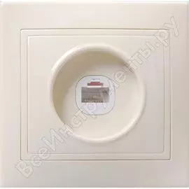 Одноместная телефонная розетка IEK КВАРТА ETK10-K33-DM