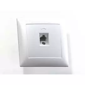 Телефонная одноместная розетка Кунцево-Электро СЕЛЕНА РТ1-398 8119