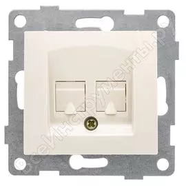 Двойная телефонная розетка GUSI Electric Bravo С10Т2-003