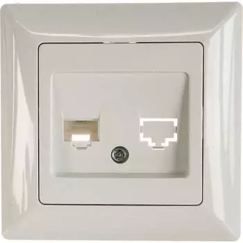 Телефонная розетка Intro Solo 430201 Б0043375