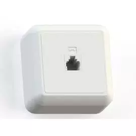 Телефонная розетка Кунцево-Электро ОПТИМА РТ5-7 8013