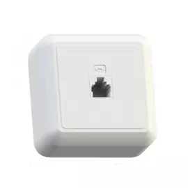 Телефонная розетка Кунцево-Электро ОПТИМА РТ5-7 с/к 8039