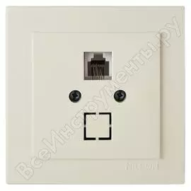 Телефонная розетка Nilson Touran naturel 24121040