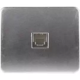 Телефонная розетка СВЕТОЗАР ГАММА SV-54117-SM