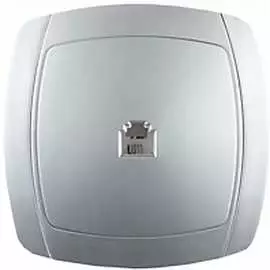 Телефонная розетка СВЕТОЗАР АКЦЕНТ SV-54217-SM