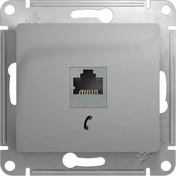 Телефонная розетка Systeme Electric Glossa GSL000381T