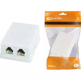 Телефонная розетка TDM ELECTRIC SQ1809-0002