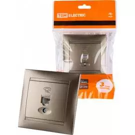 Телефонная розетка TDM ELECTRIC Лама SQ1815-0715