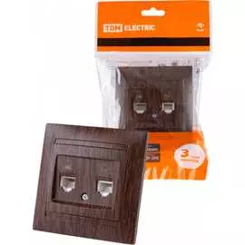 Телефонная розетка TDM ELECTRIC Лама SQ1815-0419