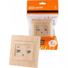 Телефонная розетка TDM ELECTRIC Лама SQ1815-0319