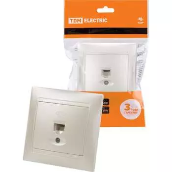 Телефонная розетка TDM ELECTRIC Лама SQ1815-0815