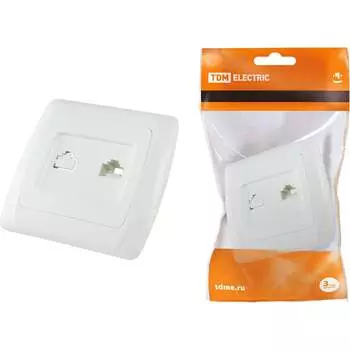 Телефонная розетка TDM ELECTRIC Онега SQ1805-0020