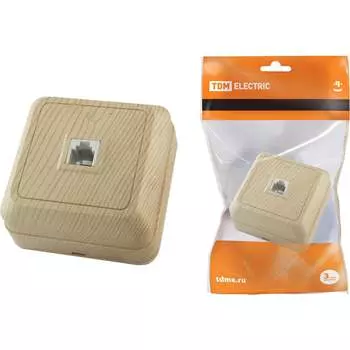 Телефонная розетка TDM Ладога SQ1801-0057