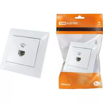 Телефонная розетка TDM ELECTRIC Лама SQ1815-0015