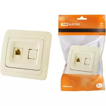 Телефонная розетка TDM ELECTRIC Валдай SQ1804-0112