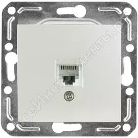 Телефонная розетка volsten v01-18-f12-m rj-11 magenta perl, 10059