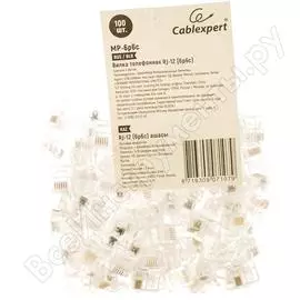Телефонная вилка Cablexpert MP-6p6c