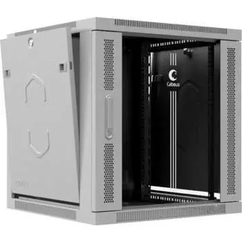 Телекоммуникационный настенный разобранный шкаф Cabeus SH-05F-18U60/45m-R-BK